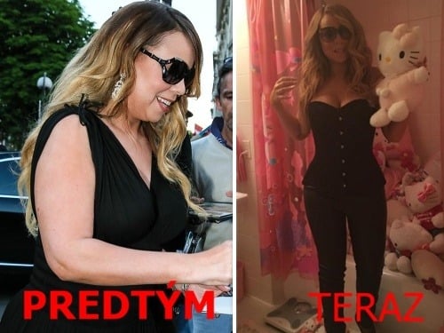 Mariah Carey sa v poslednom čase podarilo schudnúť. 