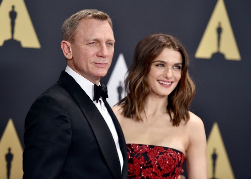 Daniel Craig s manželkou, herečkou Rachel Weisz.