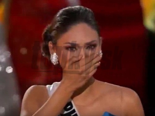 Filipínka nemohla uveriť tomu, že skutočnou Miss Universe 2015 je práve ona. 