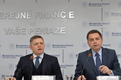 Robert Fico a Peter Kažimír