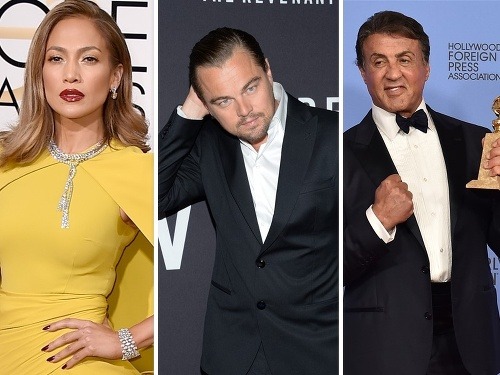 Jennifer Lopez, Leonardo DiCaprio a Sylvester Stallone sa v nedeľu večer zapotili. 