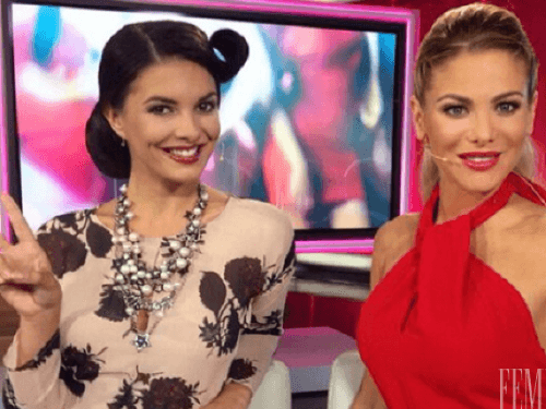 Moderátorské sexi duo v podaní Soni Skoncovej a Stanislavy Pavolovej.