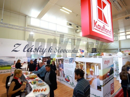 Netradičná expozícia Kauflandu na tohtoročnom veľtrhu Danubius Gastro v bratislavskej Inchebe.