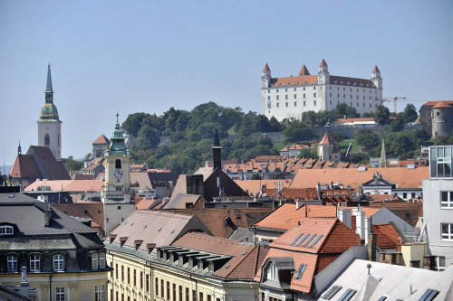 Výhľad na Bratislavský hrad