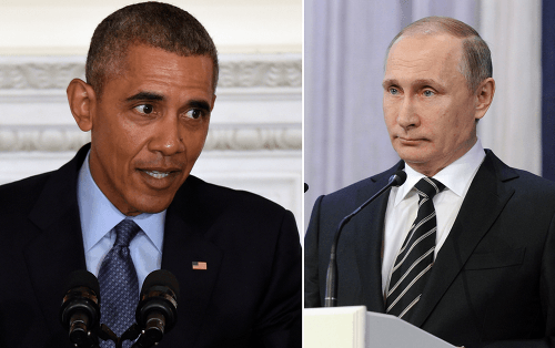 Barack Obama a Vladimír Putin