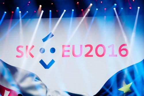 Logo slovenského predsedníctva v Rade EÚ