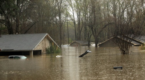 Záplavy v štáte Louisiana