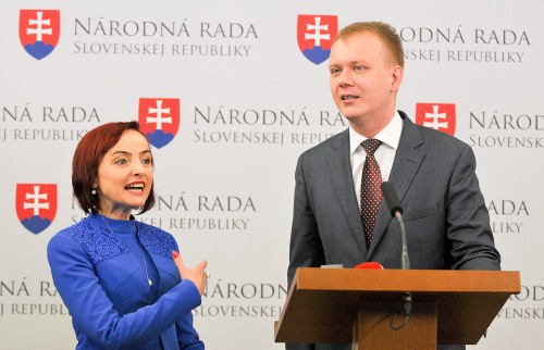 Miroslav Beblavý a Katarína Macháčková