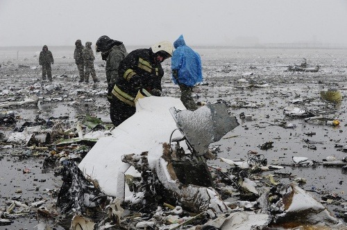 Chyba pilota zavinila haváriu lietadla FlyDubai pri Rostove nad Donom