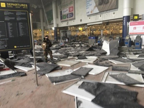 Výbuch na bruselskom letisku
