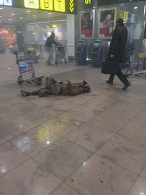 Teroristický útok na bruselské letisko.
