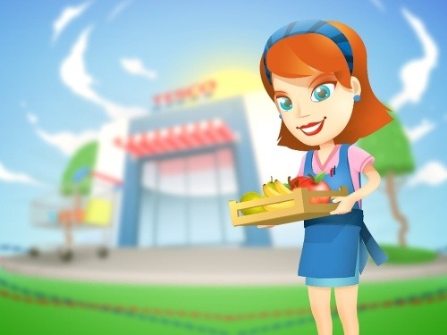 Vaším hlavným cieľom v hre sú spokojní zákazníci
Foto: tesco.sk/mojemaletesco
