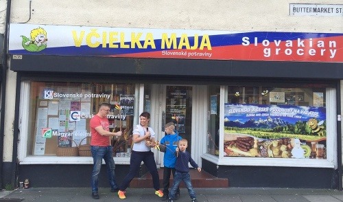 Slovenský obchod vo Warringtone