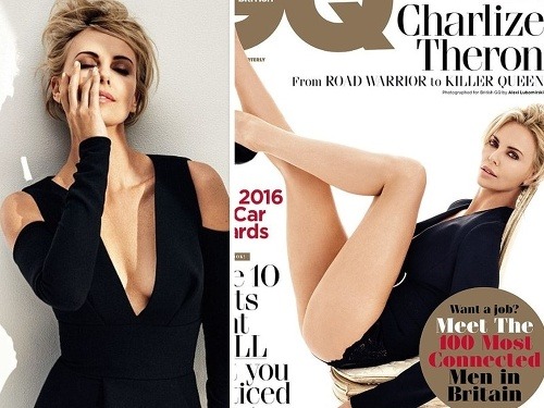 Charlize Theron pózovala pre magazín GQ. 