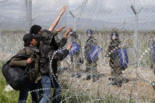Utečenci na hraniciach
