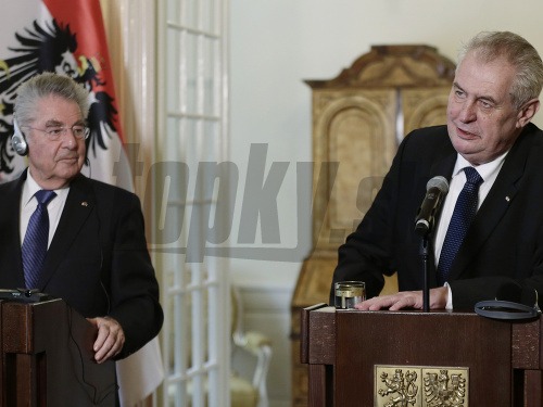 Miloš Zeman a Heinz Fischer