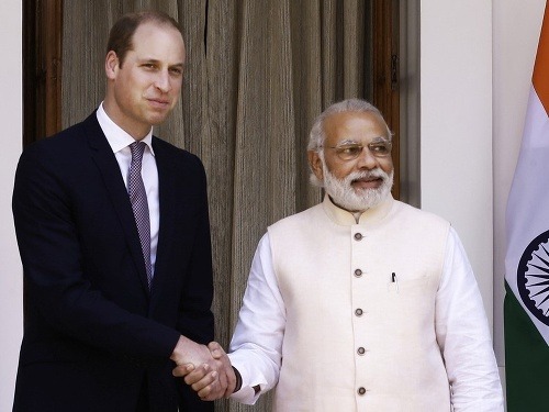 Princ William na stretnutie s indickým premiérom Nanrendra Modim zrejme nezabudne.  