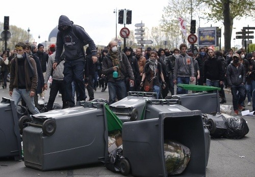 Protest v Paríži