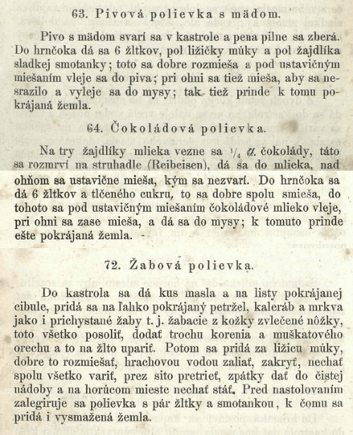 Babilon, Ján – Prvá kuchárska kniha v slovenskej reči, 1870, s. 51 – 53