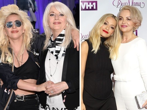 Lady Gaga a Rita Ora majú sympatické maminy. 