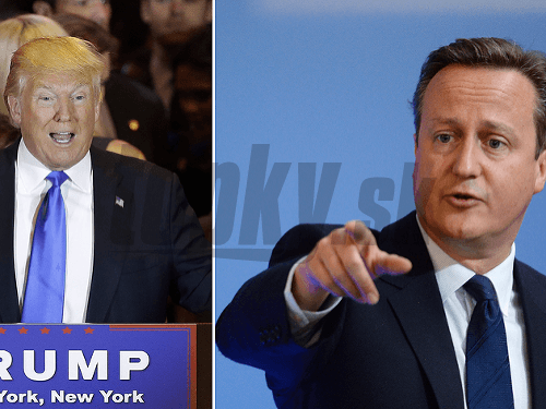 Trumpa zjavne Cameronova kritika zasiahla.