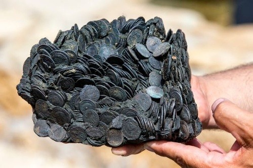 Zhluk starovekých mincí