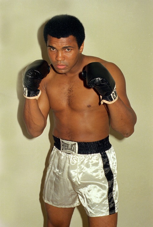 Legendárny americký boxer Muhammad Ali.