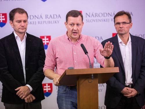 Igor Matovič, Daniel Lipšic a Ľubomír Galko
