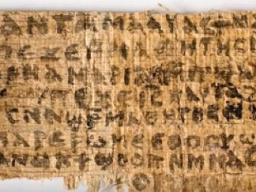 Papyrus, ktorý mal byť dôkazom, že Ježiš bol ženatý.