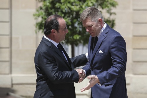 Francois Hollande a Robert Fico