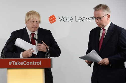 Boris Johnson a Michael Gove