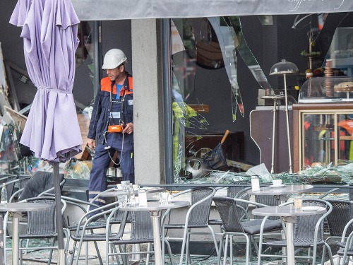 Výbuch v kaviarni v Nemecku