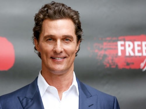 Matthew McConaughey má krásnu rodinku.