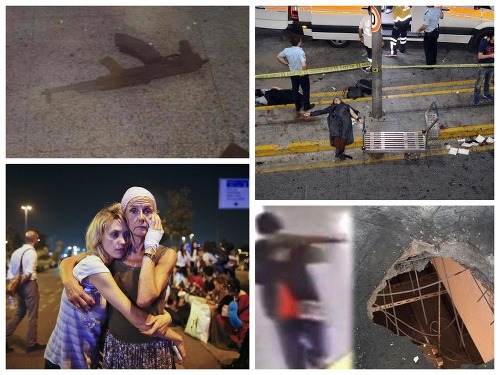 Výbuch na letisku v Istanbule si vyžiadal 41 mŕtvych a 239 zranených.