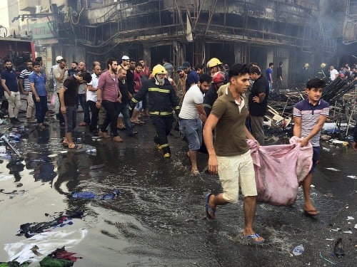 Neďelňajšie bomhové útoky v Bagdade