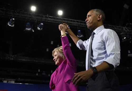Hillary Clintonová a Barack Obama