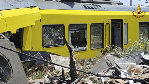 Zrážka vlakov v Taliansku