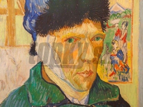 Autoportrét Vincenta van Gogha s odrezaným uchom