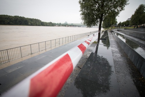 Hladina Dunaja sa zvýšila