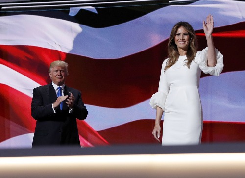 Na nominačnom zjazde republikánov vystúpila Trumpova manželka Melania
