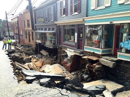 Maryland zasiahla ničivá povodeň