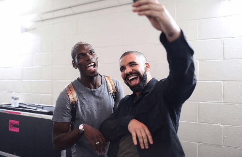Paul Pogba a Drake