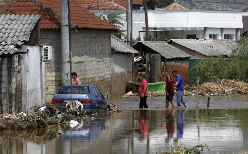 Macedónsko zasiahli silné povodne