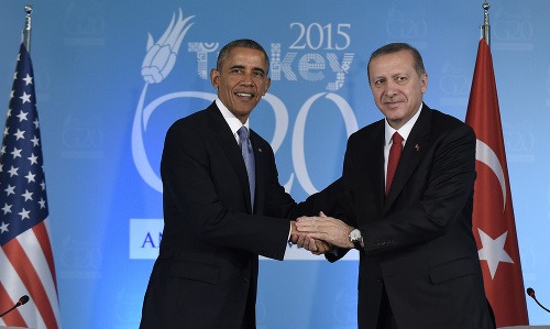 Barack Obama a Recep Tayip Erdogan