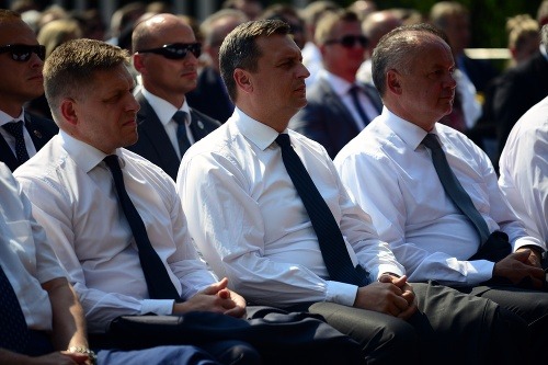 Robert Fico, Andrej Danko a Andrej Kiska