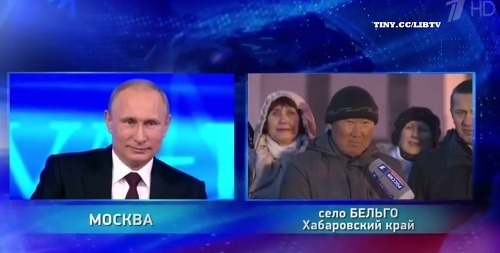 Vladimir Putin sa smeje dedinčanovi - na čo máte auto?