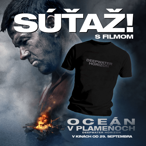 Traja z vás môžu vyhrať filmové tričko k filmu Oceán v plameňoch