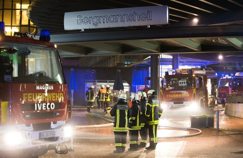 Nemocnicu v nemeckom meste Bochum zachvátil ničivý požiar