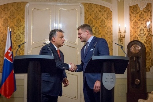Viktor Orbán a Robert Fico