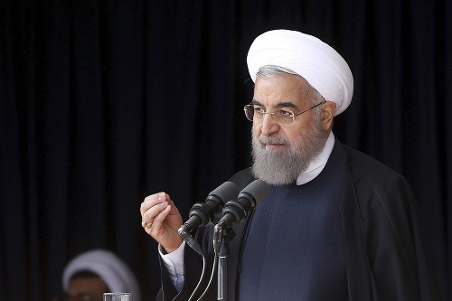 Iránsky prezident Hasan Rúhání.